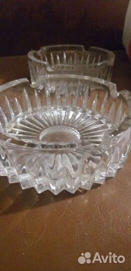 Хрустальные салатники, вазочки, пепельницы