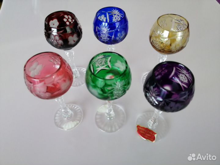 Рюмки. Накладной хрусталь