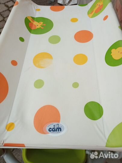 Пеленальный столик с ванночкой cam