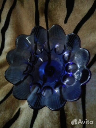 Хрустальная ваза для конфет и фруктов ;