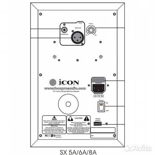 Студийный монитор iCON SX-8A