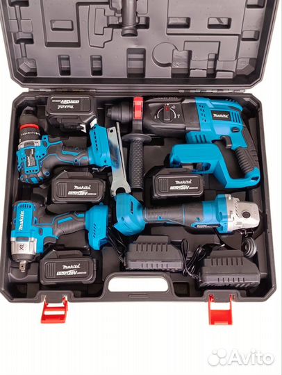 Набор инструментов 4в1 аккумуляторный makita