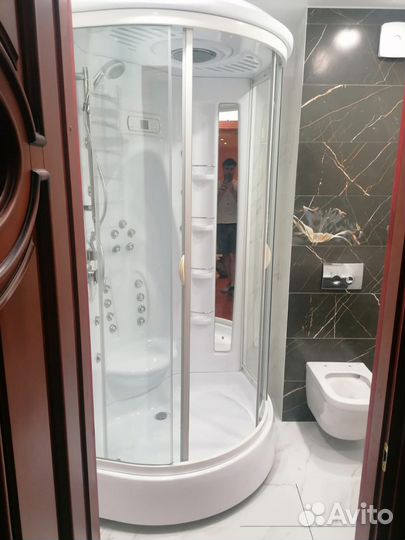 Установка душевых кабин