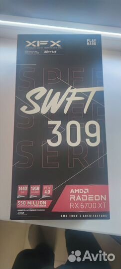 XFX Radeon RX 6700 XT 12 гб (RX-67xtyjfdv)