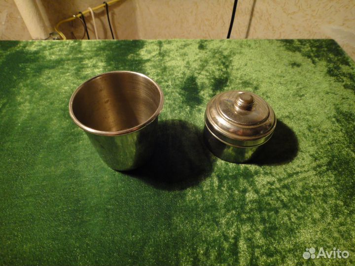 Советский Набор для бритья Стакан для пены Латунь