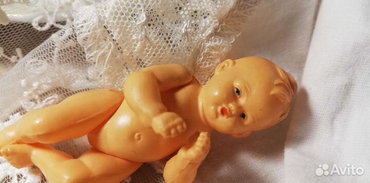 Винтажный целлулоидный пупс. Германия