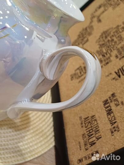 Кофейник+молочник Дулево фарфор винтаж