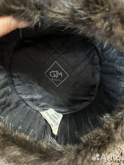 Норковая шапка мужская 57