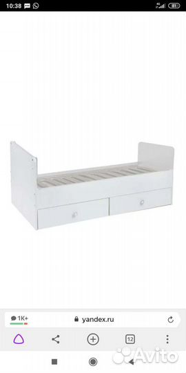 Детская кровать трансформер с матрасом