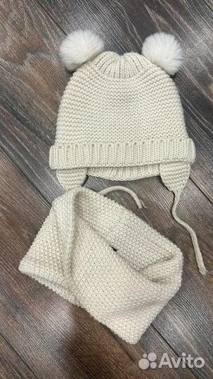 Комплект шапка,снуд zara