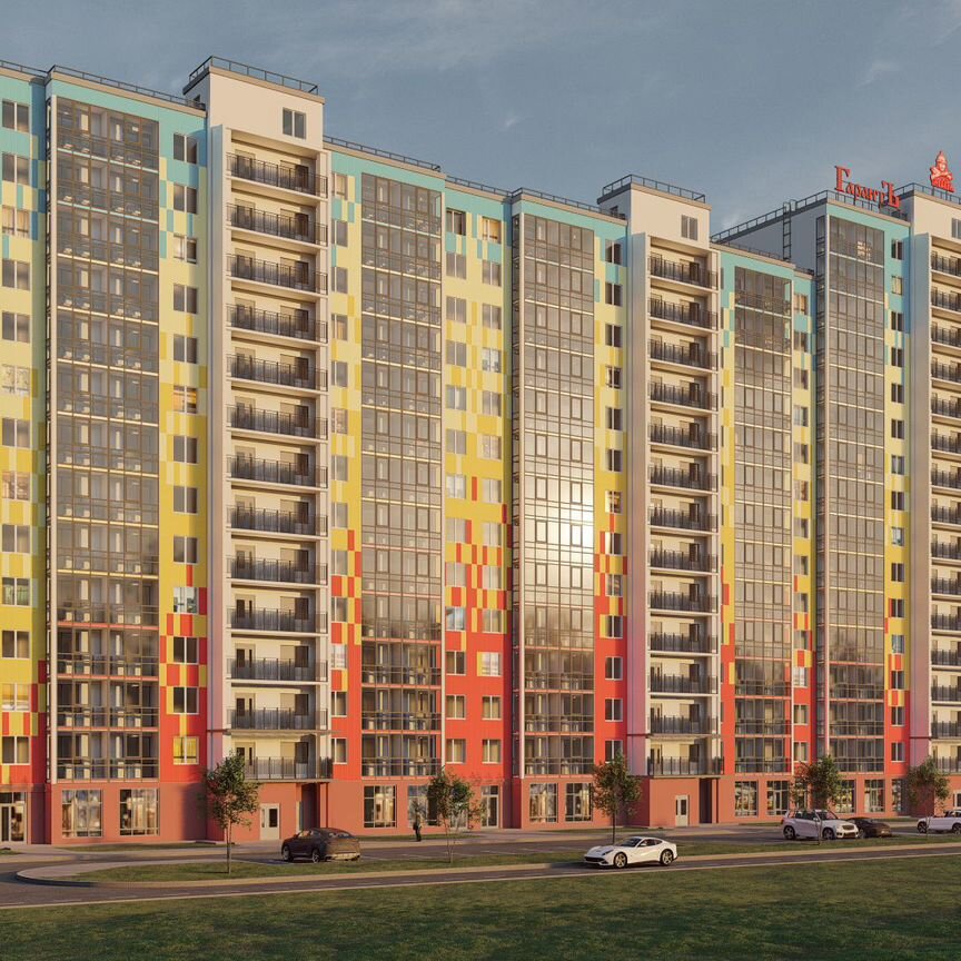 2-к. квартира, 58,7 м², 12/15 эт.