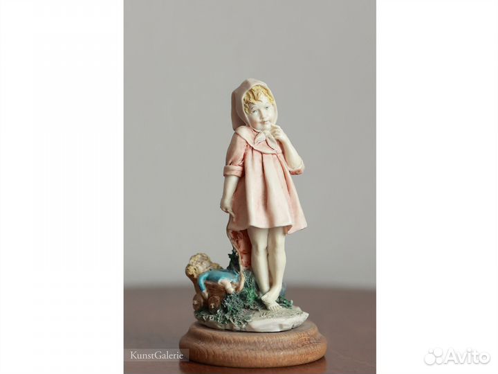 Девочка с тележкой Vittorio Tessaro статуэтка