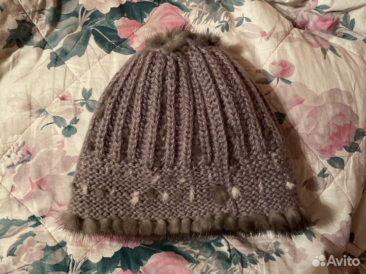 Новая Шапка вязаная норка