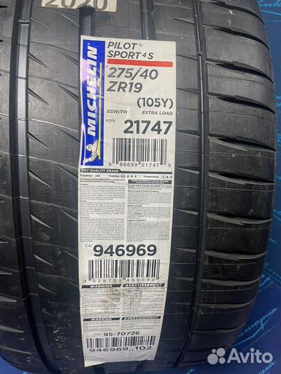 Michelin Pilot Sport 4 S 275/40 R19 105Y