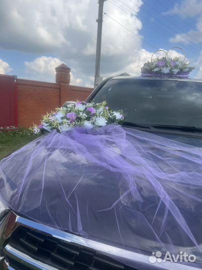 Свадебные украшения на машину аренда