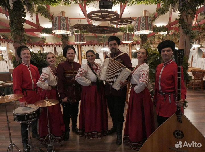 Музыканты на мероприятие. Казачий ансамбль