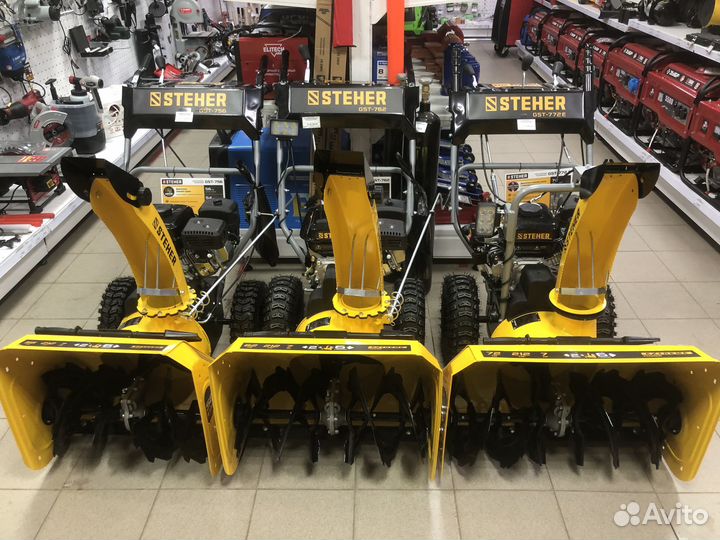 Снегоуборщик бензиновый steher extrem (GST-756)