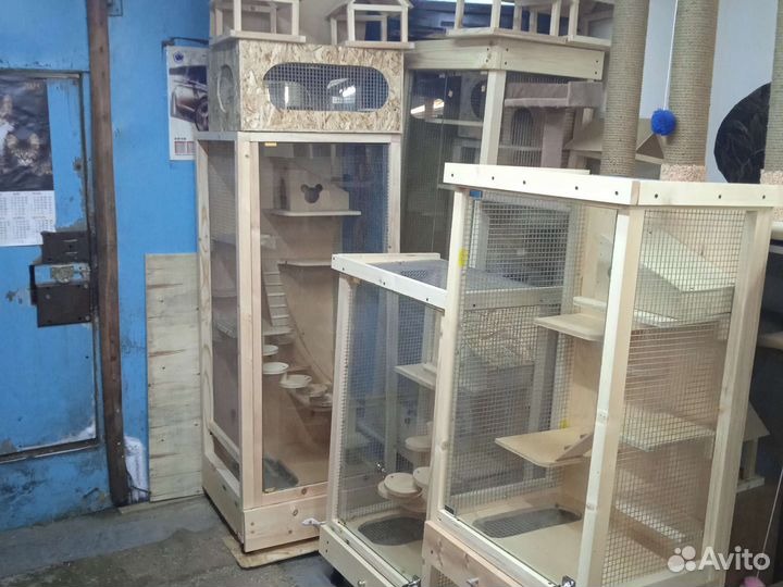 Клетка для шиншиллы,новые