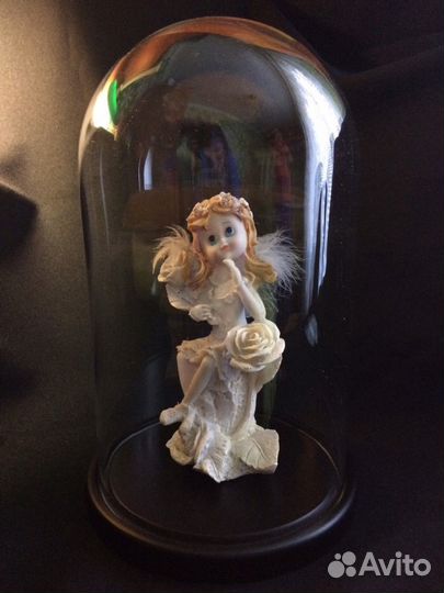 Колба стеклянная, купол, клош