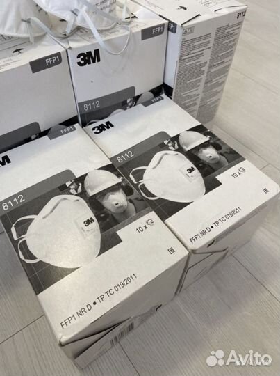 Противоаэрозольная фильтрующая полумаска 3М 8122