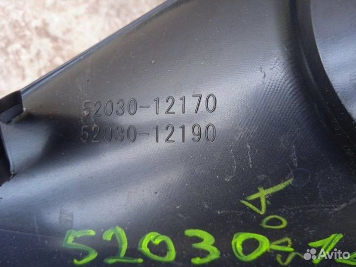 Заглушка бампера прав. toyota corolla