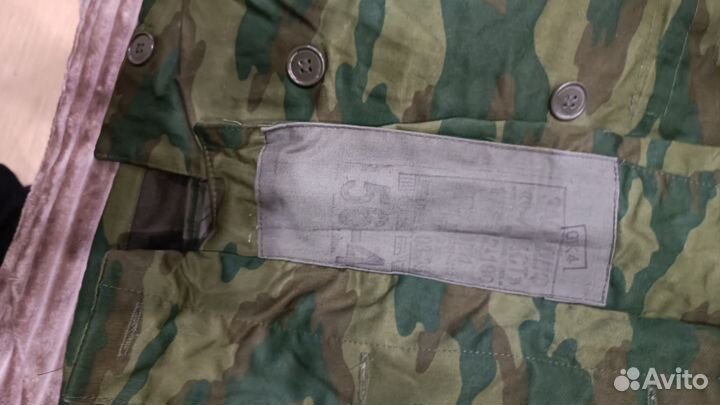 Бушлат зимний военный флора Тёплые штаны