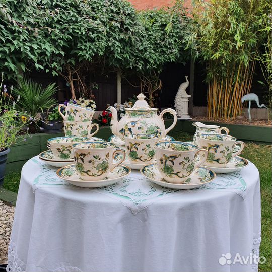 Чайный сервиз Mason’s chartreuse Англия
