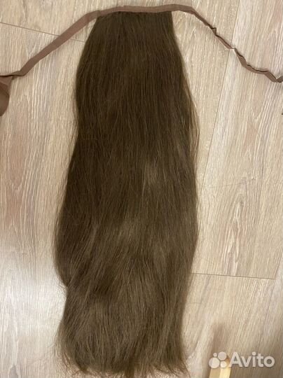 Накладной хвост, шиньон на ленте