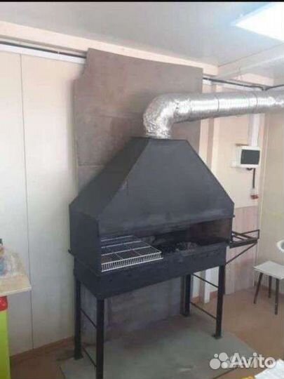 Мангал с вытяжкой