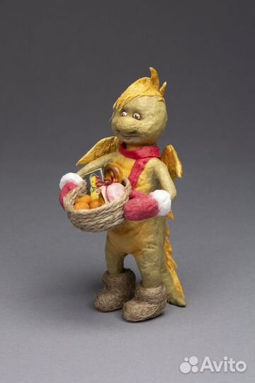 Ватные елочные игрушки, Дракон- символ года