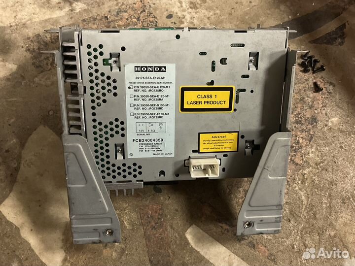 Магнитолла штатная для Хонда Аккорд7