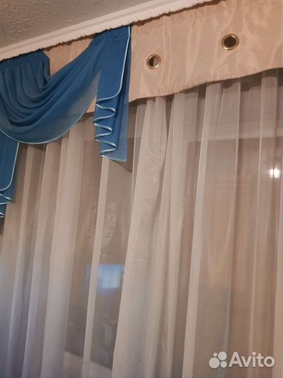 Ламбрекен с тюлью