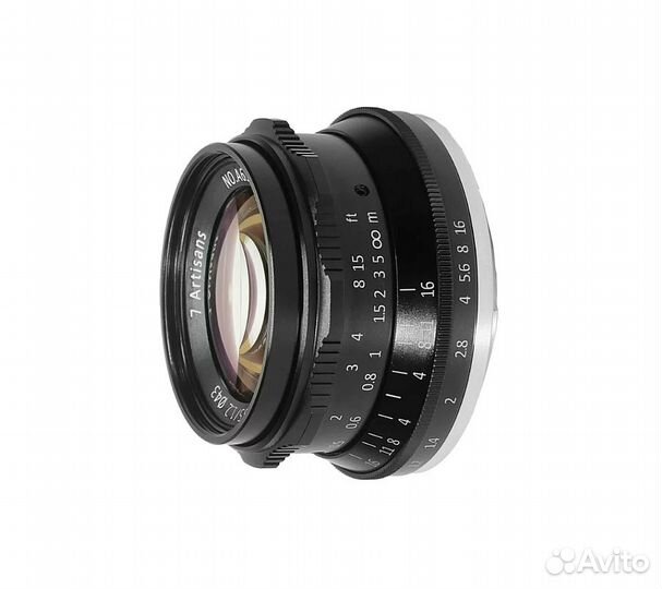 Объектив 7Artisans 35mm F1.2 Micro 4/3 черный