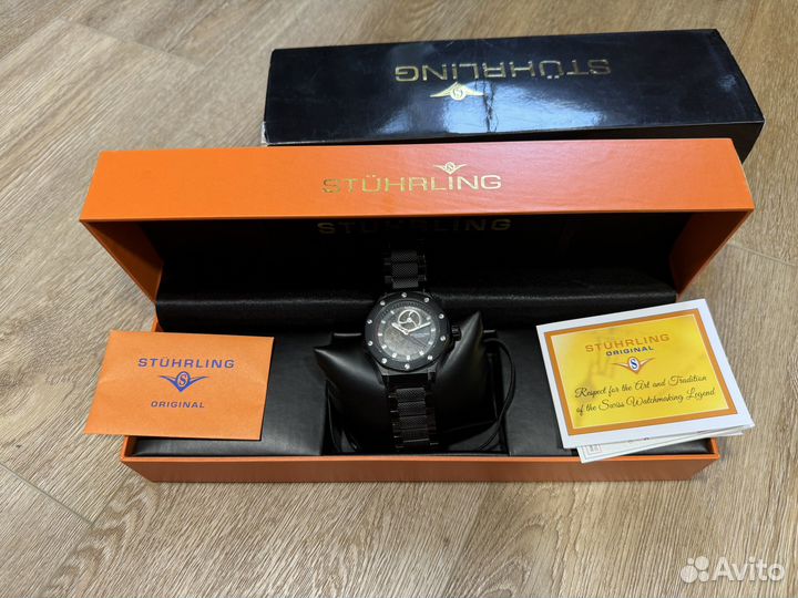 Часы stuhrling skeleton
