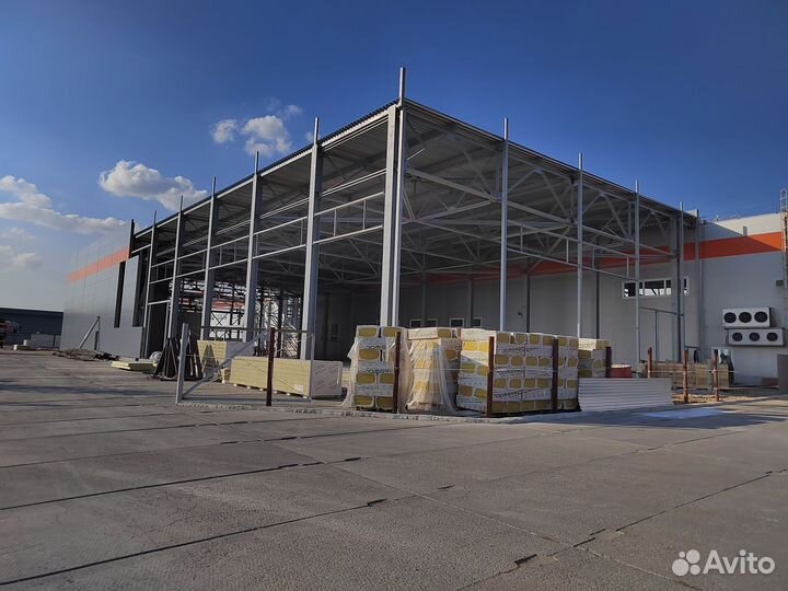 Строительство каркасных ангаров, мех токов