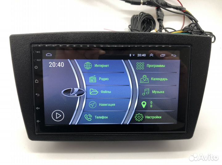 Гранта магнитола на андроиде + рамка