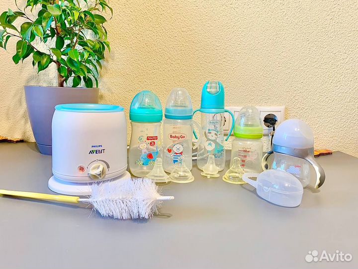 Подогреватель для бутылочек avent и бутылочки
