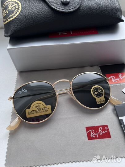Очки ray ban round metal