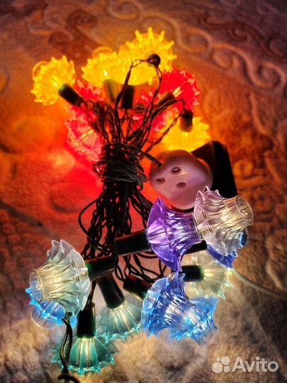 Гирлянда СССР (Плафоны в оттенках)