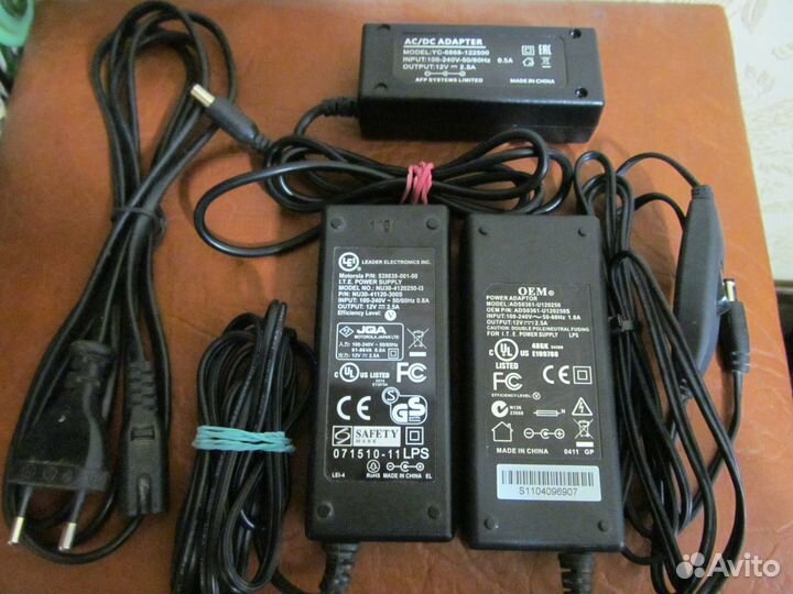 Адаптеры питания от 5В до 12В