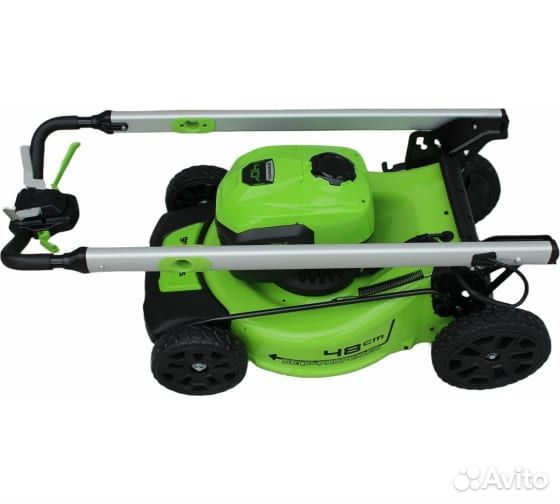 Аккумуляторная газонокосилка GreenWorks GD40LM48SP