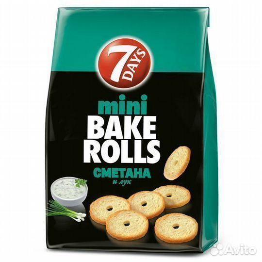 Опт - Сухарики 7 Days Mini Bake Rolls со вкусом С