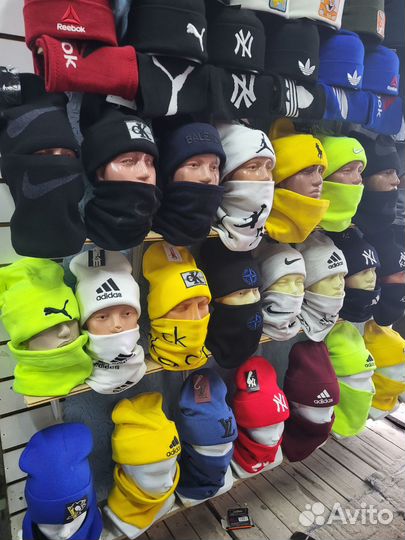 Комплект шапка и шарф