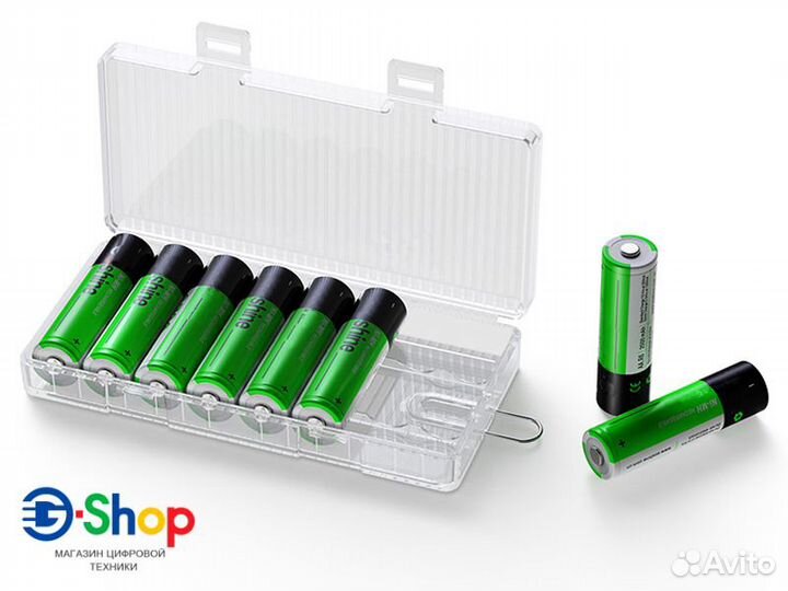 Бокс кейс коробочка для аккумуляторов 8x AA/AAA