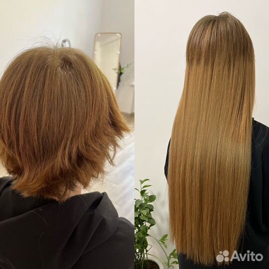 Наращивание биопротеиновых волос