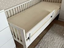 Кровать детская икеа гулливер, 70х160 см, белый