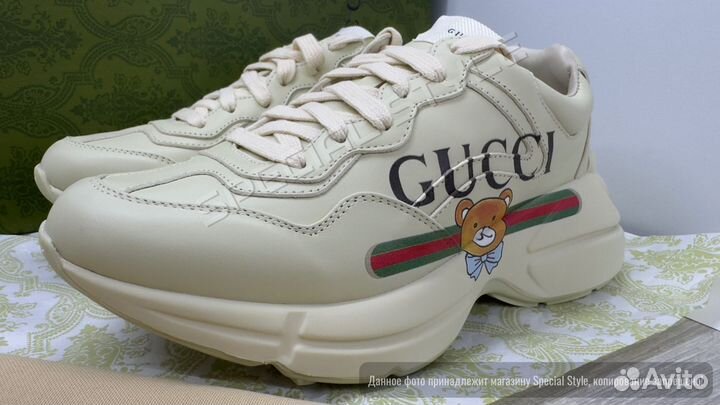 Кроссовки женские Gucci Rhyton
