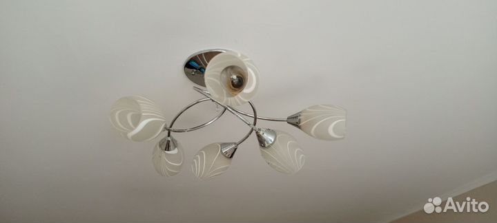 Люстра потолочная бу