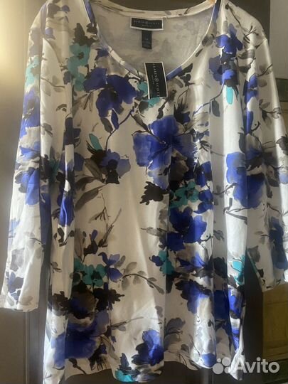 Свитшот женский новый 52 54 хлопок