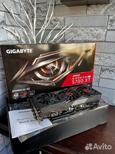 Видеокарта Rx 5700 XT 8GB Gigabyte Gaming OC